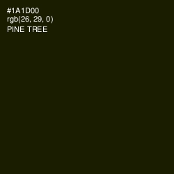 #1A1D00 - Pine Tree Color Image